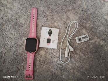 ноутбук планшет: Детские умные часы с GPS и камерой - Цвет: розовый корпус и ремешок — 2