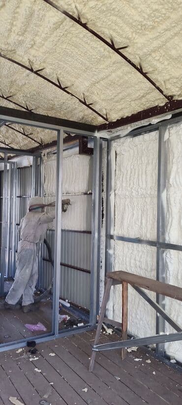 обзор цен на строительные и отделочные работы в бишкеке: Утепление крыши, Утепление потолоков | Утепление дома, Утепление квартиры, Утепление склада | Пенополиуретан Больше 6 лет опыта — 6