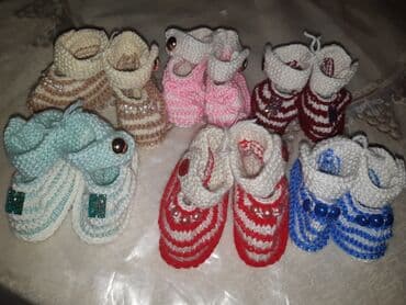обувь ручной работы: ПРОДАЮ!! Вязаные изделия ручной работы разного цвета и размера — 1