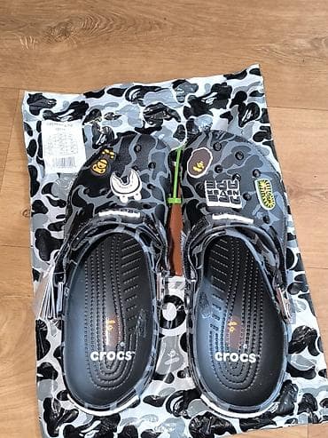 Сабо: Сабо, 42.5, Crocs, Новый, цвет - Серый — 2