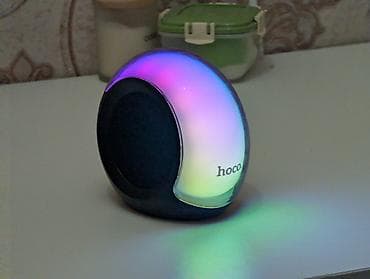 samsung a10s: Портативная Bluetooth-колонка Hoco с RGB‑подсветкой - Компактный — 2