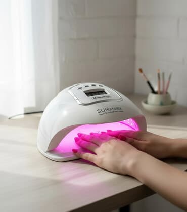 визажное кресло: UV/LED-лампа для маникюра SUN X5S Max. Таймер на: 10s / 30s / 60s / — 1