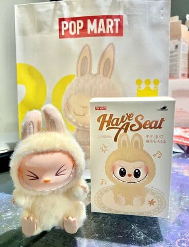 детская одежда оптом от производителя: Коллекционные мягкие игрушки Labubu have a seat оригинал в наличии 2 — 1