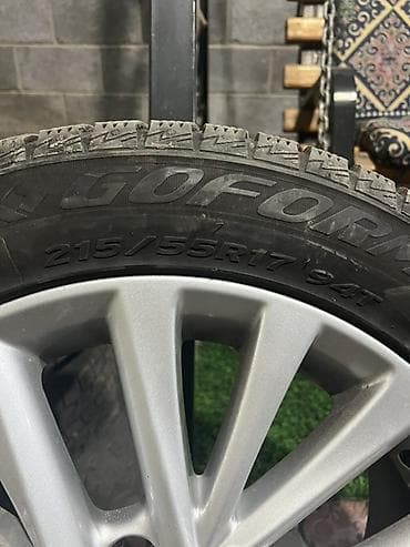 r17 камри: Колеса в сборе 215 / 55 / R 17, Зима, Комплект, Легковые, Литые, отверстий - 5 — 2