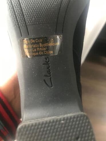 clark: Ботинки, 39, Clarks, Новый, цвет - Черный, Самовывоз — 2
