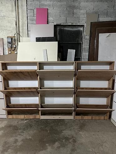 мебель прихожный: Тумба и подставка для обуви, Пластик, цвет - Белый — 5