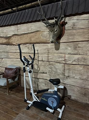 вело седло: Эллиптический тренажёр 2-в-1 с сиденьем Leonfit Life - Тип — 2