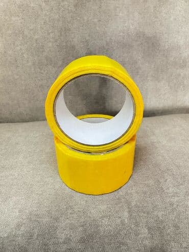 микрорайоны: ЛЕНТА КЛЕЙКАЯ ЖЁЛТАЯ. Цвет - жёлтый Толщина - 38 мкр Ширина - 48 — 2