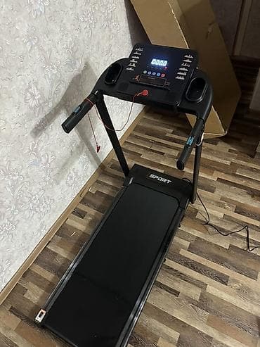 электронный часы: Беговая дорожка электрическая SPORT (домашняя) - Компактная беговая — 1