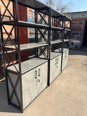 продаю полки для магазина: Стеллаж. Стеллаж любой размер и фасон на заказ изготовим быстро — 4