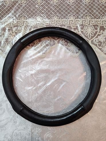 бмв рул: Экокожа Чехол на руль, цвет - Черный — 4