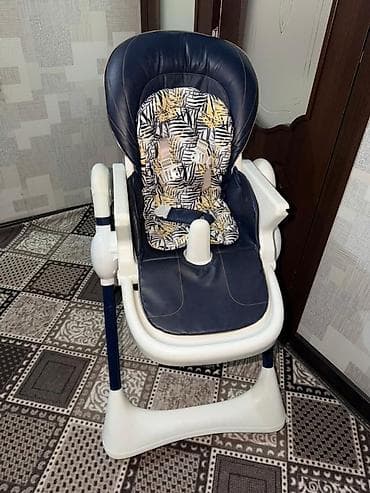 Детские стулья: Стульчик для кормления, Б/у, Skillmax, Пластик, Трансформер, цвет - Синий — 6