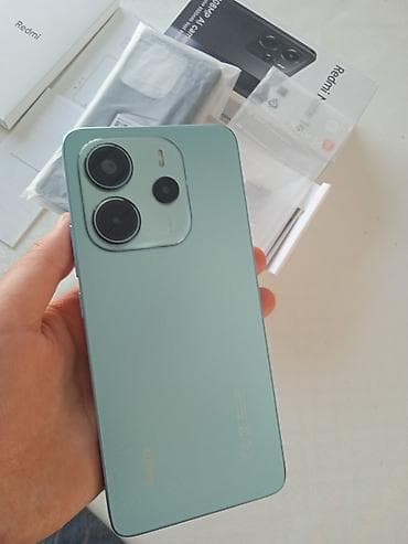 мощный комп: Redmi, Redmi Note 14, Новый, 256 ГБ, цвет - Зеленый, 2 SIM — 4