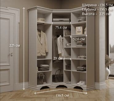 шыфонеры: Шкаф для одежды 5Д коллекции Кентаки, Белый, БРВ Брест (Беларусь) — 2