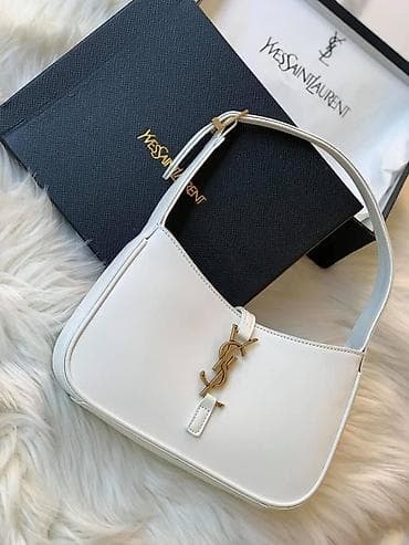 Бижутерия: Классическая сумка, Yves Saint Laurent (YSL), Материал: Экокожа, Жёсткая конструкция, Женские — 3