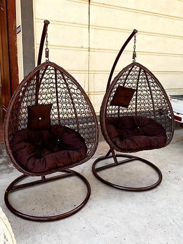 диван раскладной: Подвесное кресло, цвет - Коричневый — 1