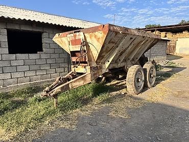 Разбрасыватель удобрений переделан под органическое удобрение навозо at lalafo.kg Разбрасыватель удобрений переделан под органическое удобрение навозо
