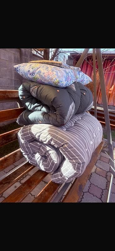 Үй жана бакча: Төшөк Жаңы, Пахтадан жасалган матрас, түсү - Боз, Өзү алып кетүү, Акылуу жеткирүү — 1