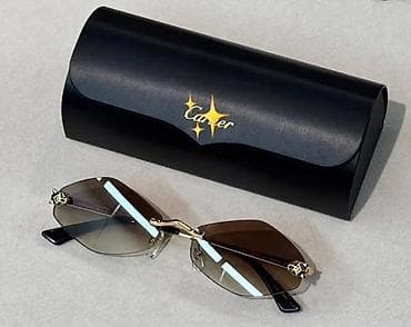 ray ban meta: Солнцезащитные очки безободковые с футляром - Геометрические линзы с — 1