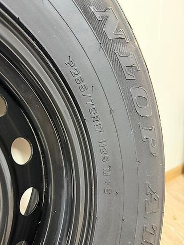 запаска на внедорожник: Колеса в сборе 265 / 70 / R 17, Всесезонная, Новый, Запаска, Внедорожные (АТ/МТ), Железные, отверстий - 6 — 8
