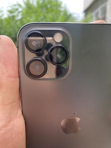 iphone pro max 15: IPhone 12 Pro Max, Б/у, 256 ГБ, Black Titanium, Защитное стекло, Чехол, 100 % — 3