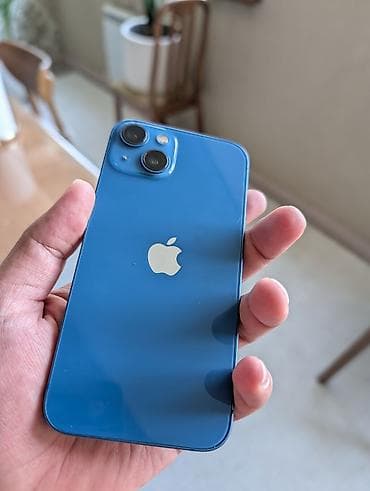 IPhone 13, Колдонулган, 128 ГБ, Pacific Blue, Коргоочу айнек, 77 % — 1