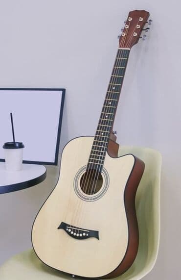 укулеле бишкек купить: Гитара Акустическая 38й размер, с наклейками и чехлом в комплекте! — 1