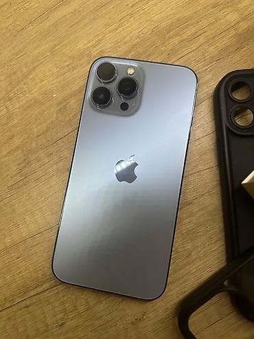 айфон13 про мах: IPhone 13 Pro Max, 1 ТБ, Sierra Blue, Чехол, 82 % — 1
