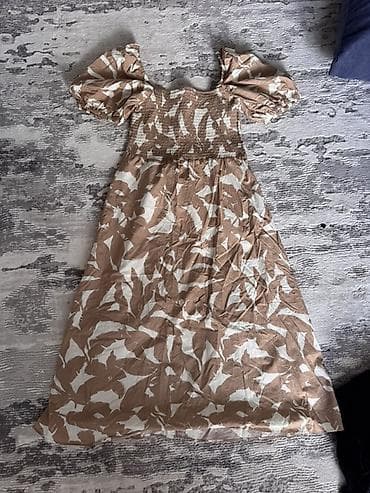 смоке: Набор женских летних платьев (3 шт.) 1) Черное платье-комбинезон/мини — 3