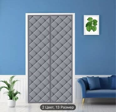 жалюзийные двери: Тепло- и шумоизоляционная накладка на дверь с ромбовидной стёжкой - — 2