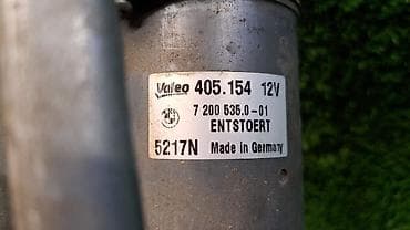 матору жок: Электр моторчосу BMW 2009 г., Колдонулган, Оригинал, Германия — 6