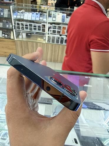 iphone 16 pro max bishkek: IPhone 12 Pro Max, Б/у, 256 ГБ, Blue Titanium, Кабель, 100 % — 9