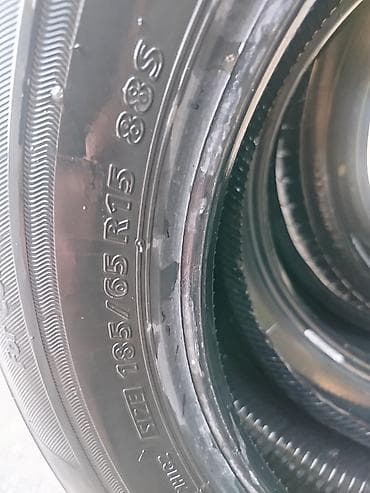 cnn be: Шины 185 / 65 / R 15, Лето, Б/у, Комплект, Легковые, Япония, Bridgestone — 1