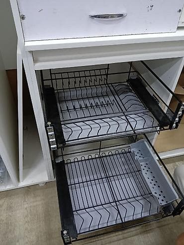 Кухонные гарнитуры: Кухонный гарнитур, цвет - Серый, Металл — 1