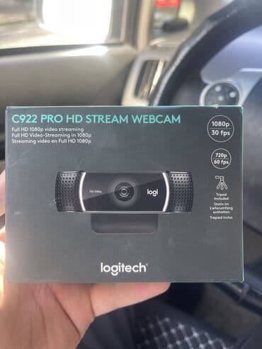 web developer: Logitech Новый! не открывал упаковку C922 PRO HD STREAM WEBCAM Full HD — 2