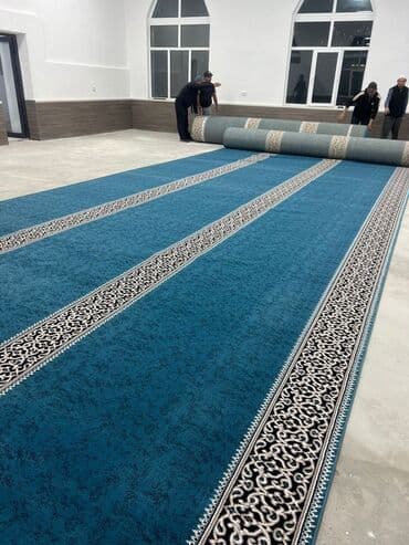 Жайнамаз, Новый, Ковролин для мечети, цвет - Бежевый