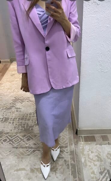 вечерний костюм: Продаю красивые блейзер и платье,которые ни разу не — 1