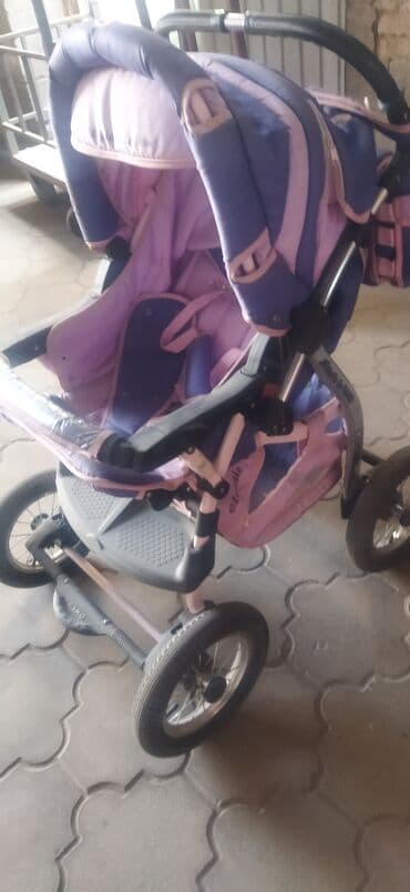 Коляска, цвет - Фиолетовый at lalafo.kg Коляска, цвет - Фиолетовый