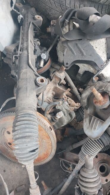 Рулевая часть: Рулевая рейка Mazda 2003 г., Б/у, Оригинал — 1