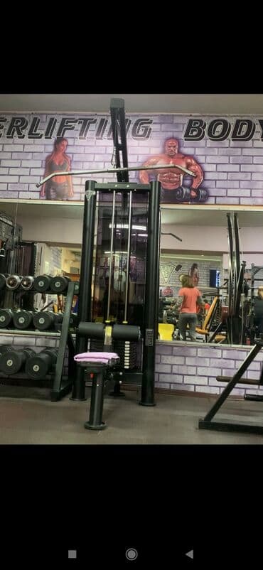 эллиптический тренажер купить в бишкеке: Силовой тренажер, Тренажер-кроссовер, Б/у, Самовывоз — 1