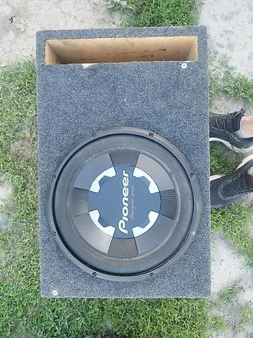 Сабвуфер Pioneer в корпусе + усилитель Комплект для автозвука: -