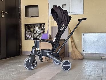 Детский транспорт: Велоколяска Luxmom — в идеальном состоянии. Удобное сочетание коляски — 1
