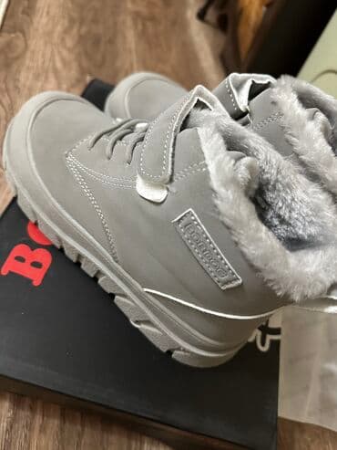 робот кот: Детские зимние ботинки BOBDOG Размер: 34 - Теплый меховой подклад по — 3