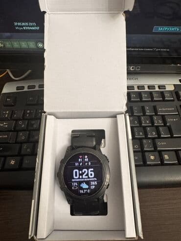 купить часы гармин в бишкеке: Мультиспортивные GPS часы Garmin Fenix 7X Pro Sapphire Solar 51мм в — 1