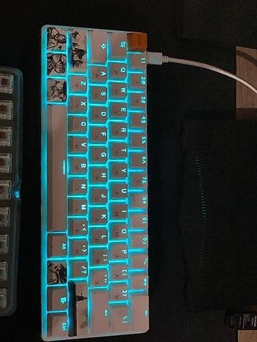 logitech g703: Клавиатура, Glorious, Механическая, Проводное подключение, Размер: 60% — 4