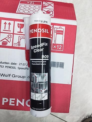 Монтажный клей: PENOSIL SpeedFix Clear 909 — прозрачный монтажный клей с быстрой и — 1