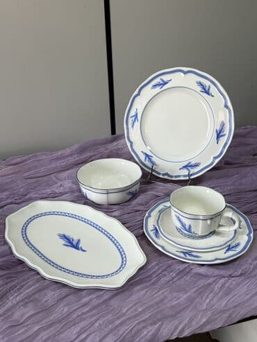 посуда для туризма: Сервиз на 6 персон 32 предмета Тарелки большие 6 шт Постановочные — 2