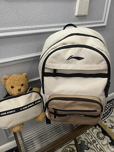 Аксессуарлар: 1)Рюкзак ОРИГИНАЛ LI-NING SPORTS + косметичка/пенал в комплекте - — 1