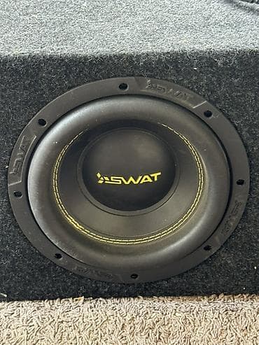swat: Сабвуфер SWAT в корпусе - Марка/серия: SWAT (логотип на диффузоре) - — 3
