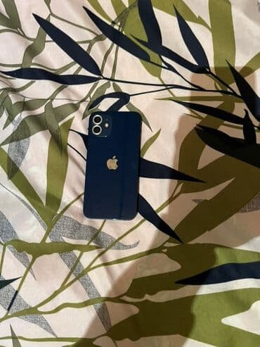 айфон 12 реплика купить: IPhone 12, Колдонулган, 128 ГБ, Көк, Каптама, 77 % — 2